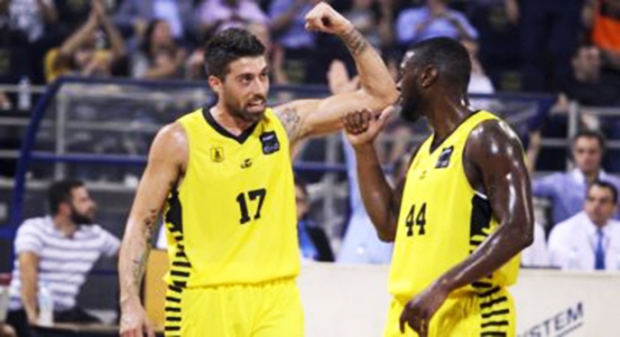 &Mu;&epsilon; &Alpha;&theta;&eta;&nu;&alpha;ί&omicron;&upsilon; &kappa;&alpha;&iota; &Mu;&pi;έ&lambda; &kappa;ό&nu;&tau;&rho;&alpha; &sigma;&tau;&omicron;&nu; &Kappa;ό&rho;&omicron;&iota;&beta;&omicron;